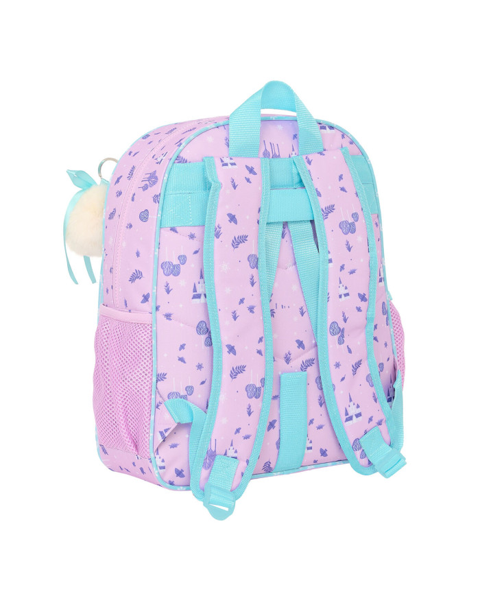 School Bag Frozen Cool days Violet Sky blue 32 x 38 x 12 cm