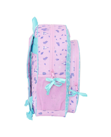 School Bag Frozen Cool days Violet Sky blue 32 x 38 x 12 cm