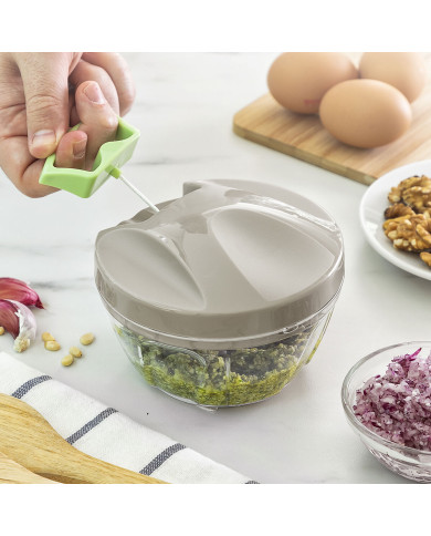 Manual mini chopper with pull cord Spinop InnovaGoods