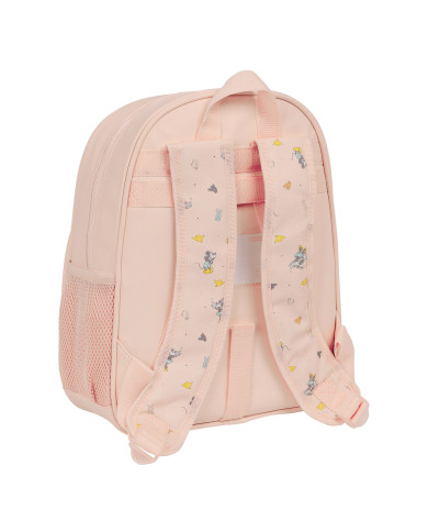 School Bag Minnie Mouse Baby Pink 28 x 34 x 10 cm