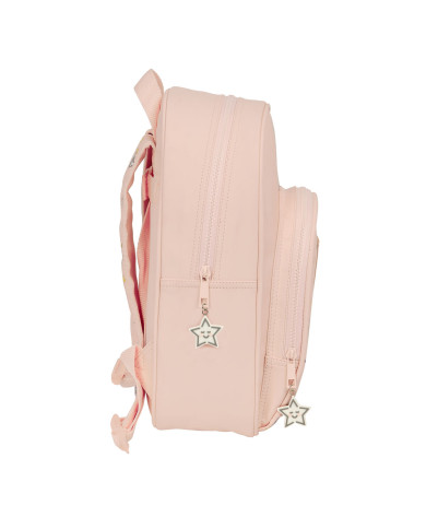 School Bag Minnie Mouse Baby Pink 28 x 34 x 10 cm