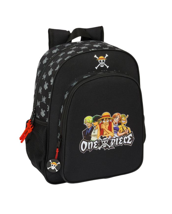 School Bag One Piece Black 32 x 38 x 12 cm