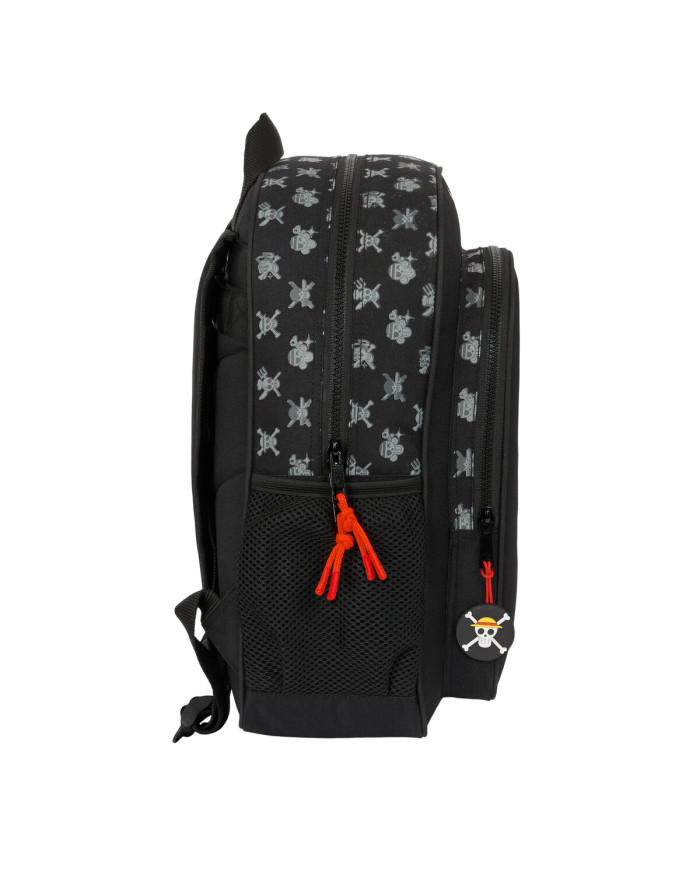 School Bag One Piece Black 32 x 38 x 12 cm