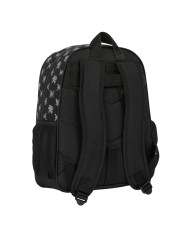 School Bag One Piece Black 32 x 38 x 12 cm