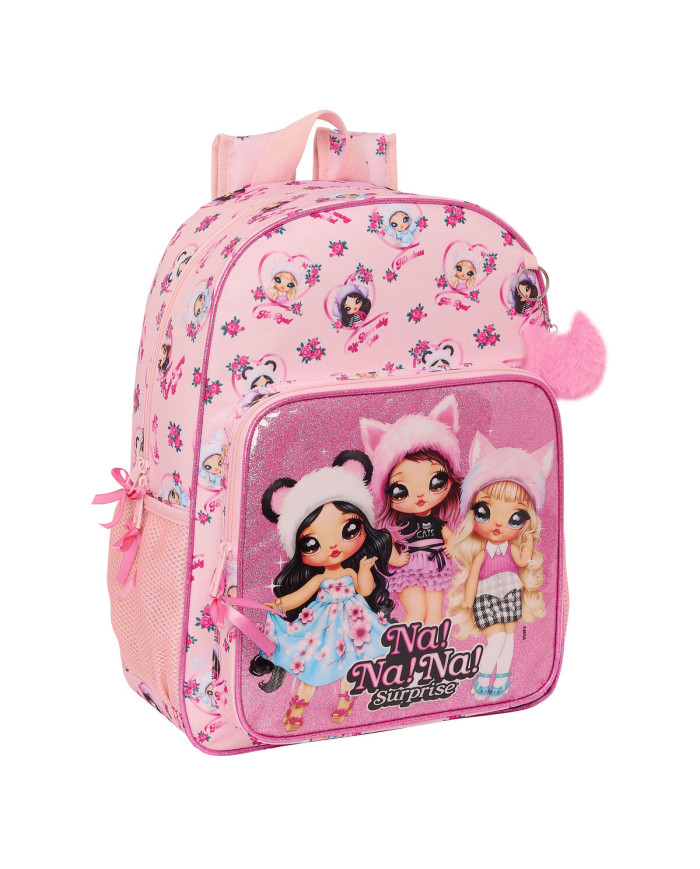 School Bag Na!Na!Na! Surprise Fabulous Pink 33 x 42 x 14 cm