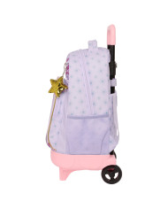 School Rucksack with Wheels Wish Lilac 33 X 45 X 22 cm