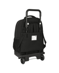 School Rucksack with Wheels Harry Potter Bravery Black 33 X 45 X 22 cm
