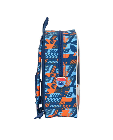Child bag Hot Wheels Speed club Orange Navy Blue (22 x 27 x 10 cm)