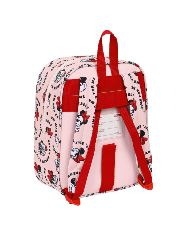 Child bag Minnie Mouse Me time Pink (22 x 27 x 10 cm)