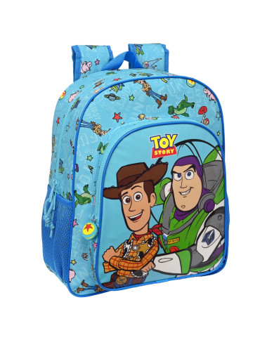 School Bag Toy Story Ready to play Light Blue (32 x 38 x 12 cm)