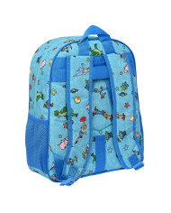 School Bag Toy Story Ready to play Light Blue (32 x 38 x 12 cm)