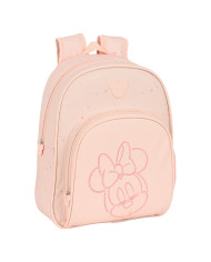 School Bag Minnie Mouse Baby Pink (28 x 34 x 10 cm)