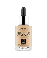 Liquid Make Up Base Catrice HD Liquid Coverage Nº 032 Nude beige Nº 032-Nude Beige 30 ml