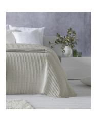 Bedspread (quilt) Hosteline AGNES Beige Single (1 Piece)
