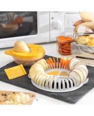 Set for Making Crisps in the Microwave with Mandolin and Recipes Chipit InnovaGoods