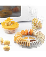 Set for Making Crisps in the Microwave with Mandolin and Recipes Chipit InnovaGoods