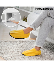 Microwavable Heated Slippers InnovaGoods Mustard