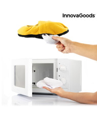Microwavable Heated Slippers InnovaGoods Mustard