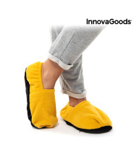 Microwavable Heated Slippers InnovaGoods Mustard