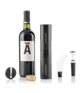 Sacacorchos Eléctrico con Accesorios para Vino Corking InnovaGoods