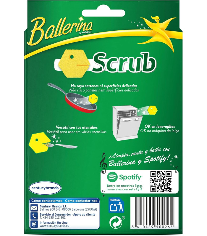 ESTROPAJO BALLERINA SCRUB