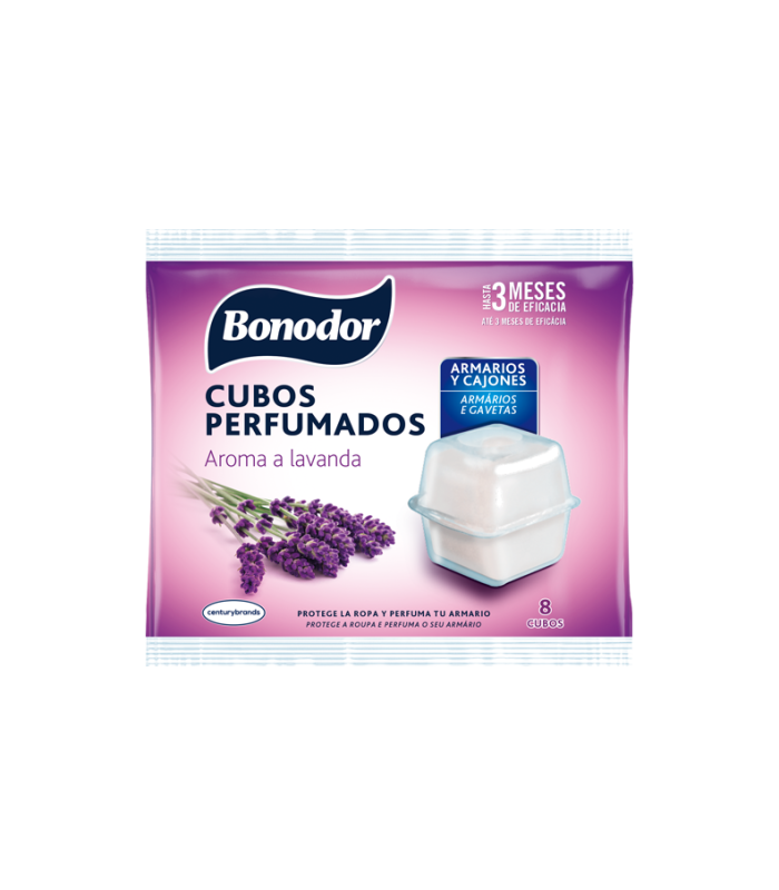  CUBOS GEL BONODOR 8 CUBOS LAVANDA
